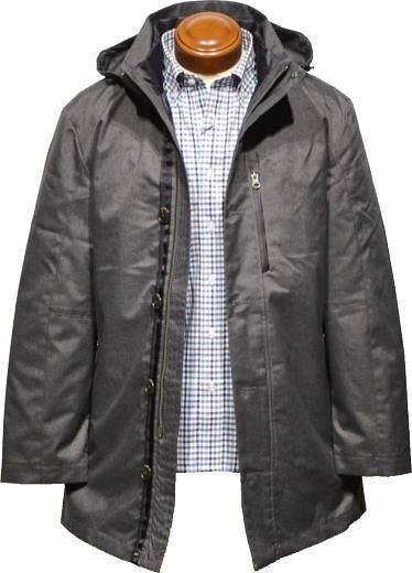 【ダークグレー Lサイズ】 マックレガー 3WAYダウンハーフコート メンズ 111120602 透湿 撥水 ディアプレックス使用 ダウンコート_画像1