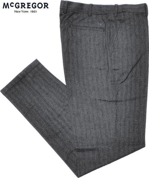 【ダークネイビー 82cm】 マクレガー パンツ メンズ 111313606 手洗い可 リラクシングウエスト 保温 チノパン スラックス ノータックパンツ_画像1
