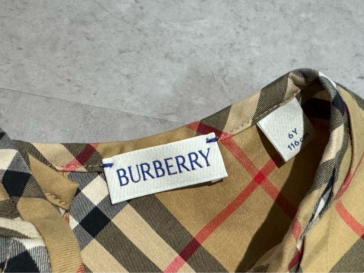★BURBERRY Children バーバリーチルドレン　ワンピース　お洒落　可愛い　美品　6Y★_画像4