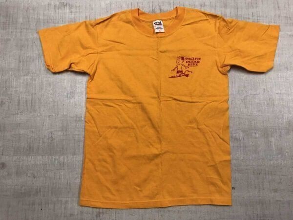 PACIFIC OCEAN BLUE パシフィックオーシャンブルー スーベニア サーフ アンビル anvil 半袖Tシャツ カットソー バックプリント有 YOUTH L_画像1
