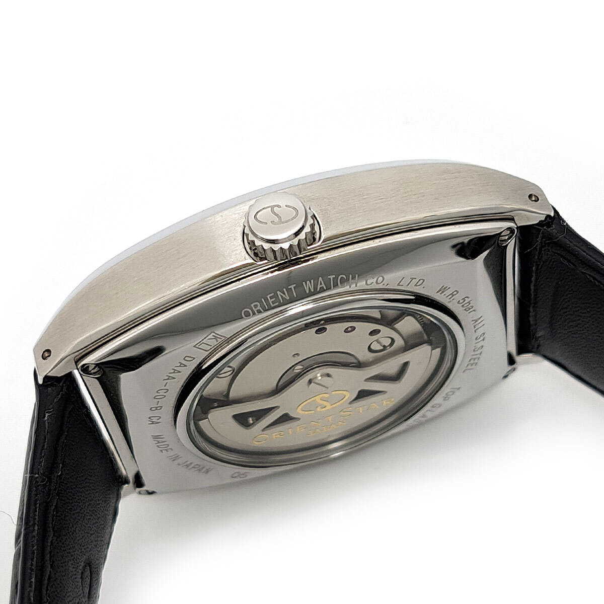 オリエント オリエントスター パワーリザーブ DAAA-CO-B 自動巻き ステンレススティール メンズ ORIENT 中古 【時計】_画像4