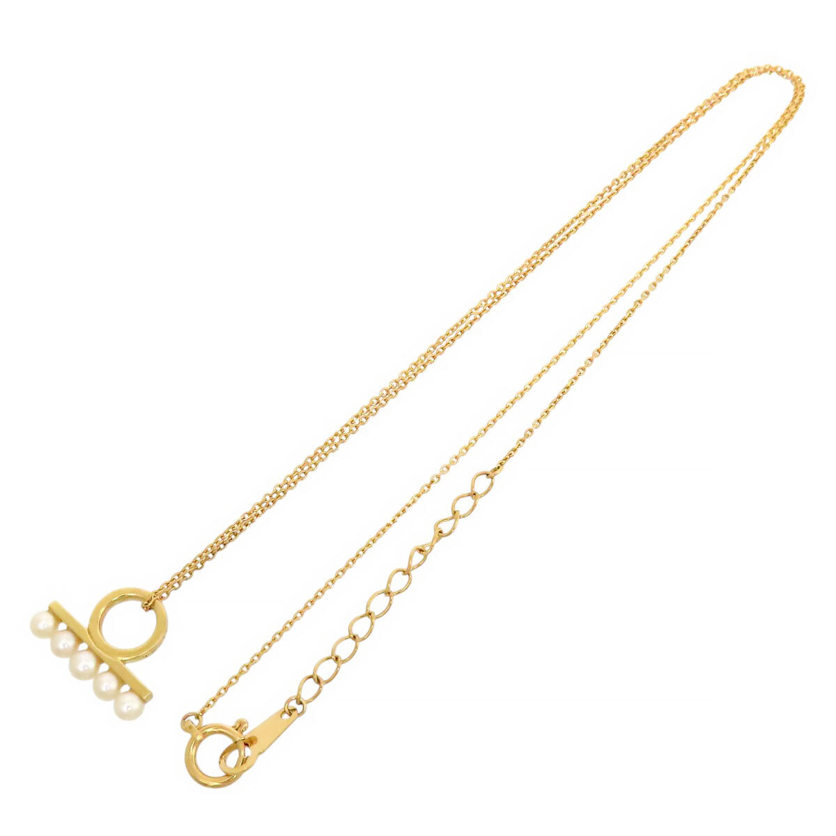 タサキ バランス チャーム ネックレス CM-0172-18KYG-CHKCM01 K18 750 (K18YG) レディース TASAKI 中古 【ジュエリー】_画像3