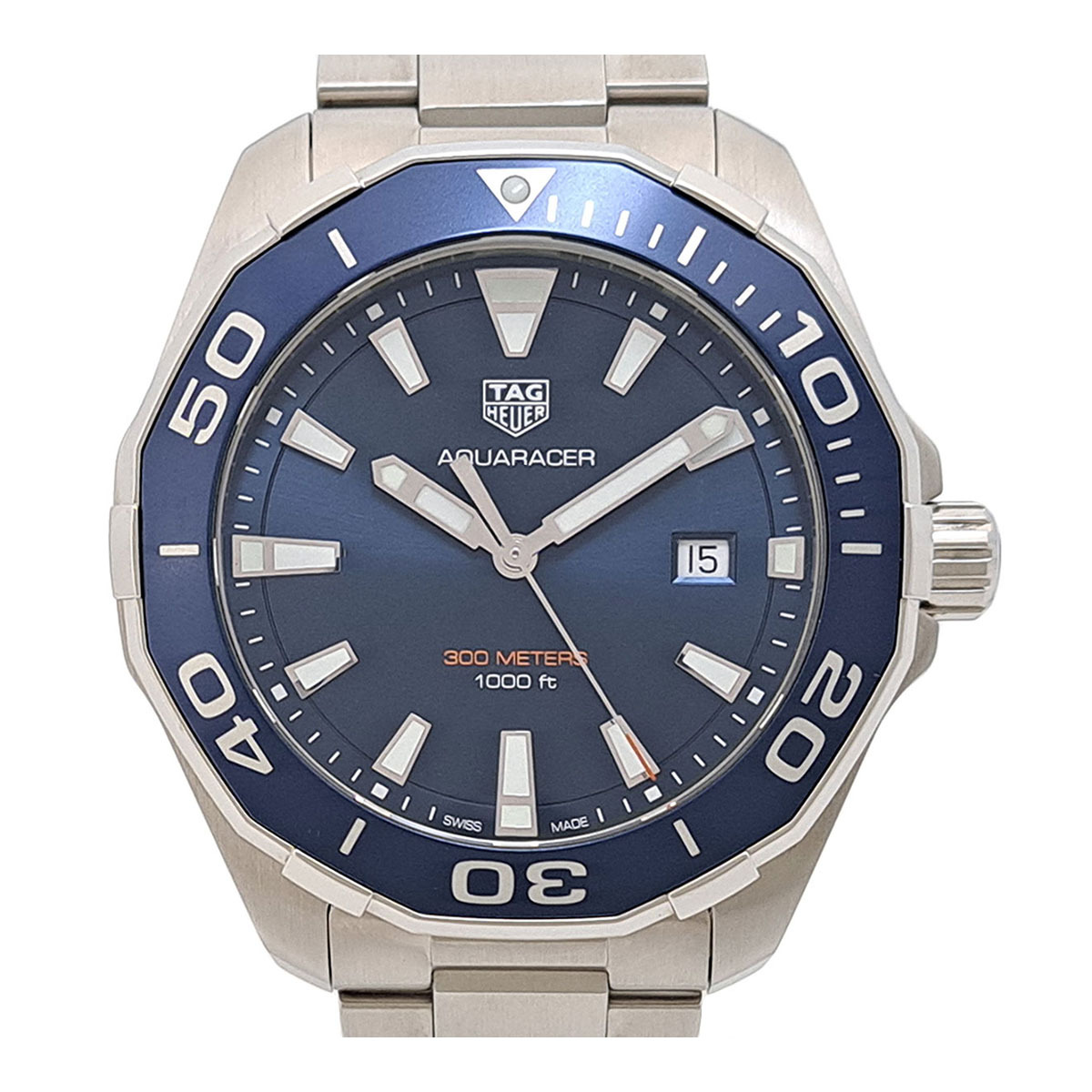 タグホイヤー アクアレーサー WAY101C クオーツ ステンレススティール メンズ TAG HEUER 中古 【時計】_画像1