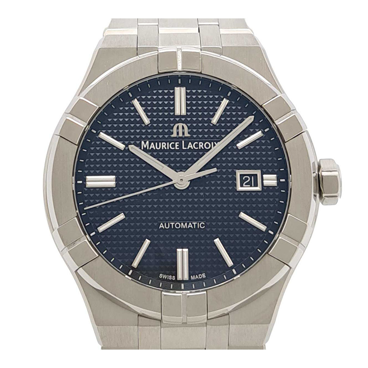 モーリスラクロア アイコン オートマティック AI6008 自動巻き ステンレススティール メンズ MAURICE LACROIX 中古 【時計】_画像1