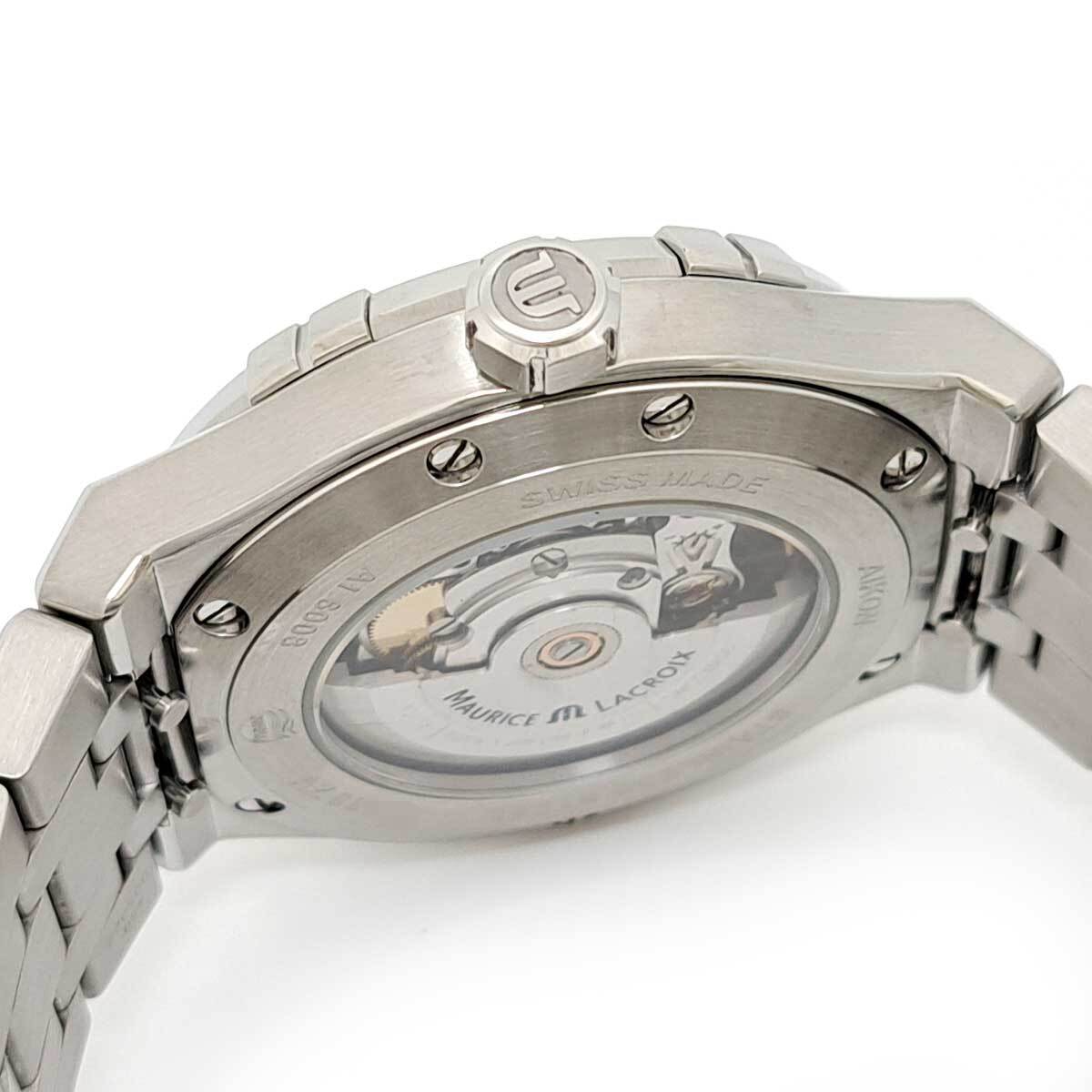 モーリスラクロア アイコン オートマティック AI6008 自動巻き ステンレススティール メンズ MAURICE LACROIX 中古 【時計】_画像4