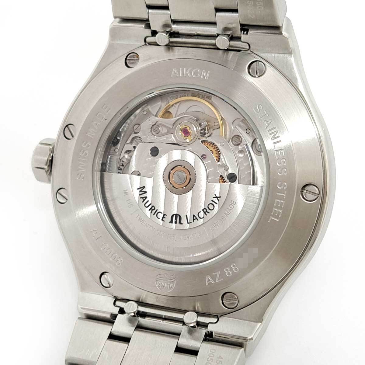 モーリスラクロア アイコン オートマティック AI6008 自動巻き ステンレススティール メンズ MAURICE LACROIX 中古 【時計】_画像5