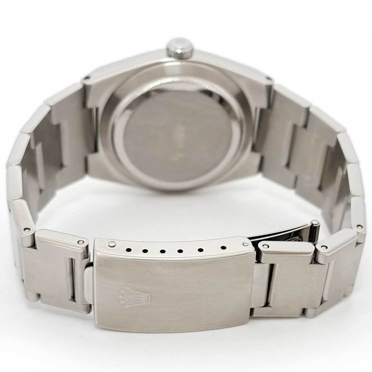 ロレックス デイトジャスト オイスタークォーツ P番 ブラックダイヤル 17000A クオーツ ステンレススティール メンズ ROLEX 中古 【時計】_画像3