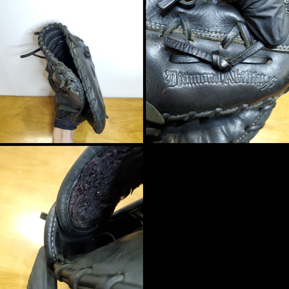 ミズノ MIZUNO 阿部慎之助モデル ダイアモンドアビリティ クロス 限定品 ファーストミット 軟式グローブ_画像8