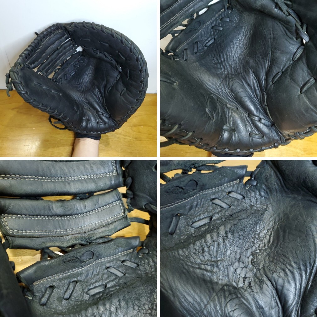 ミズノ MIZUNO 阿部慎之助モデル ダイアモンドアビリティ クロス 限定品 ファーストミット 軟式グローブ_画像5