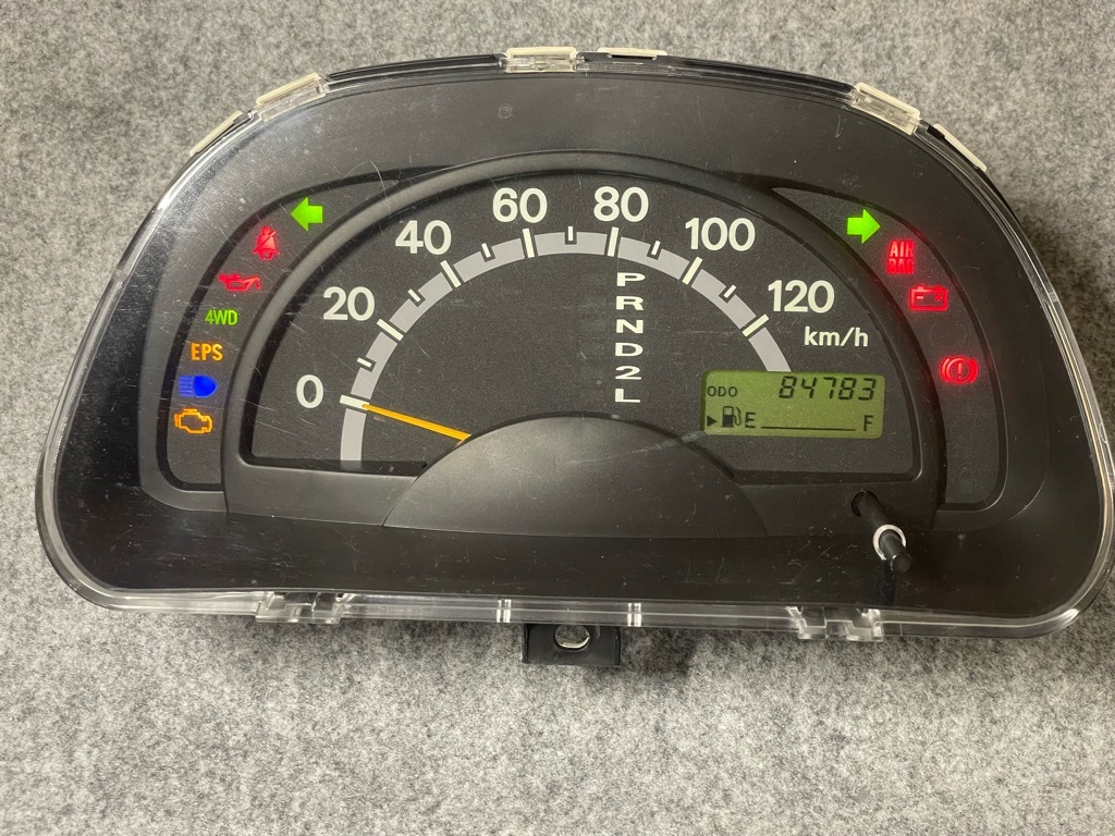 5 完全送料無料! 走行84783キロ 下取り必須 修理済品 キャリィ34100-67H33 67H30 H31 67H3 LE-DA63T スクラム LE-DG63T 前期 メーターASSY_画像4