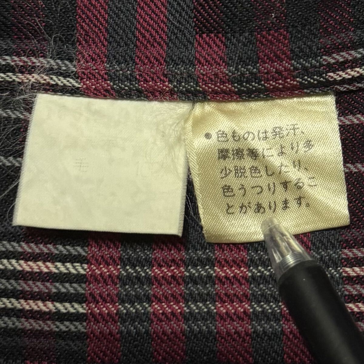 RAIKA ライカ 長袖シャツ ウールシャツ L_画像6