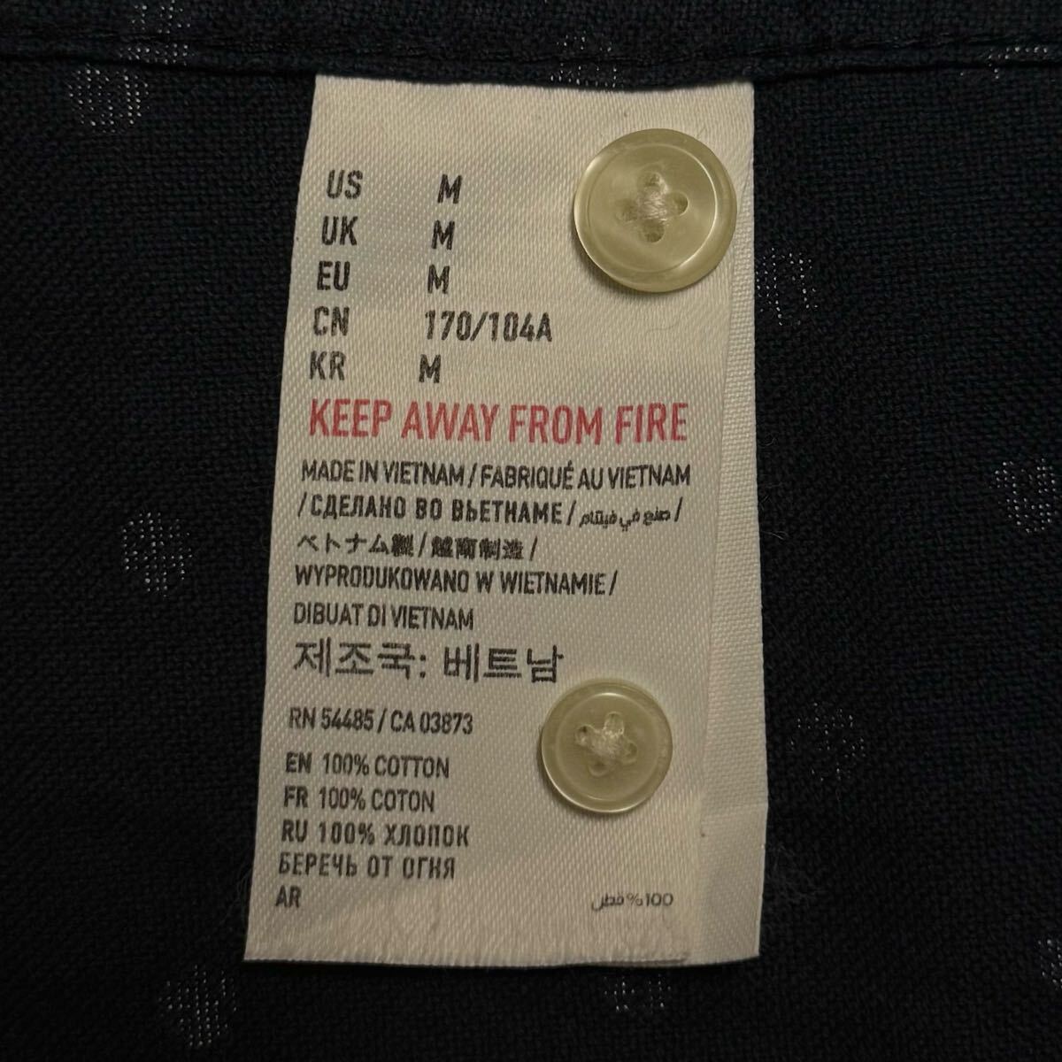 AMERICAN EAGLE OUTFITTERS アメリカンイーグルアウトフィッターズ 長袖ボタンダウンシャツ ドットプリント M_画像6
