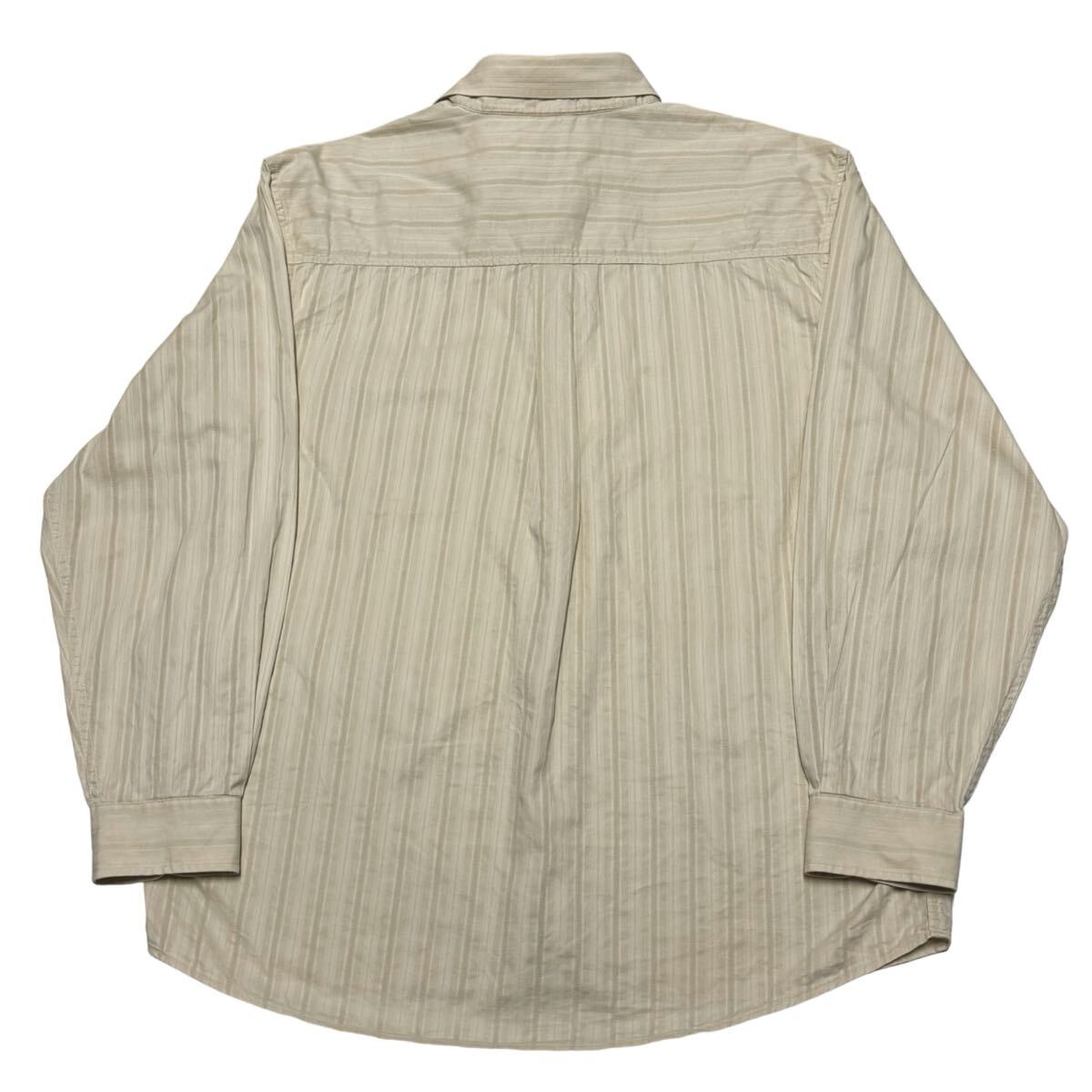 Hush Puppies ハッシュパピー 長袖シャツ ストライプ LL_画像2