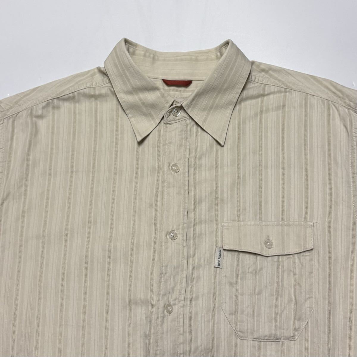 Hush Puppies ハッシュパピー 長袖シャツ ストライプ LL_画像3