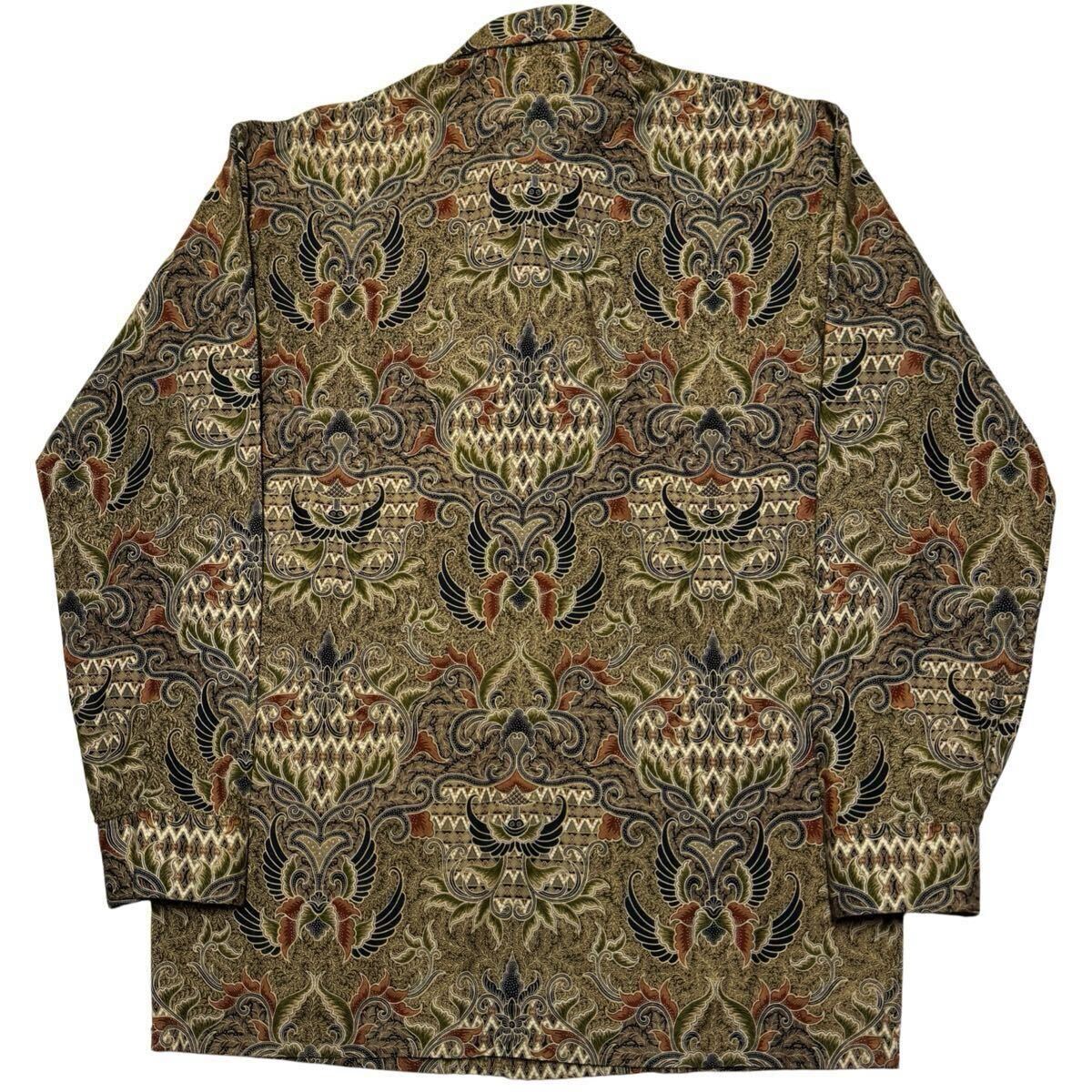 Batik Keris 長袖シャツ バティックシャツ 15 1/2_画像2