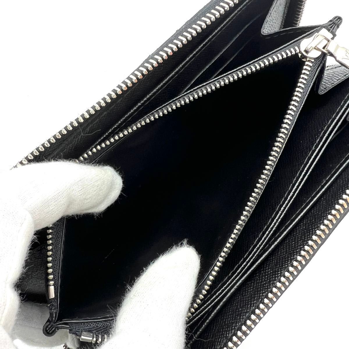 LOUIS VUITTON ルイヴィトン エピ ジッピーウォレット 黒(ブラック) 長財布 A596_画像4