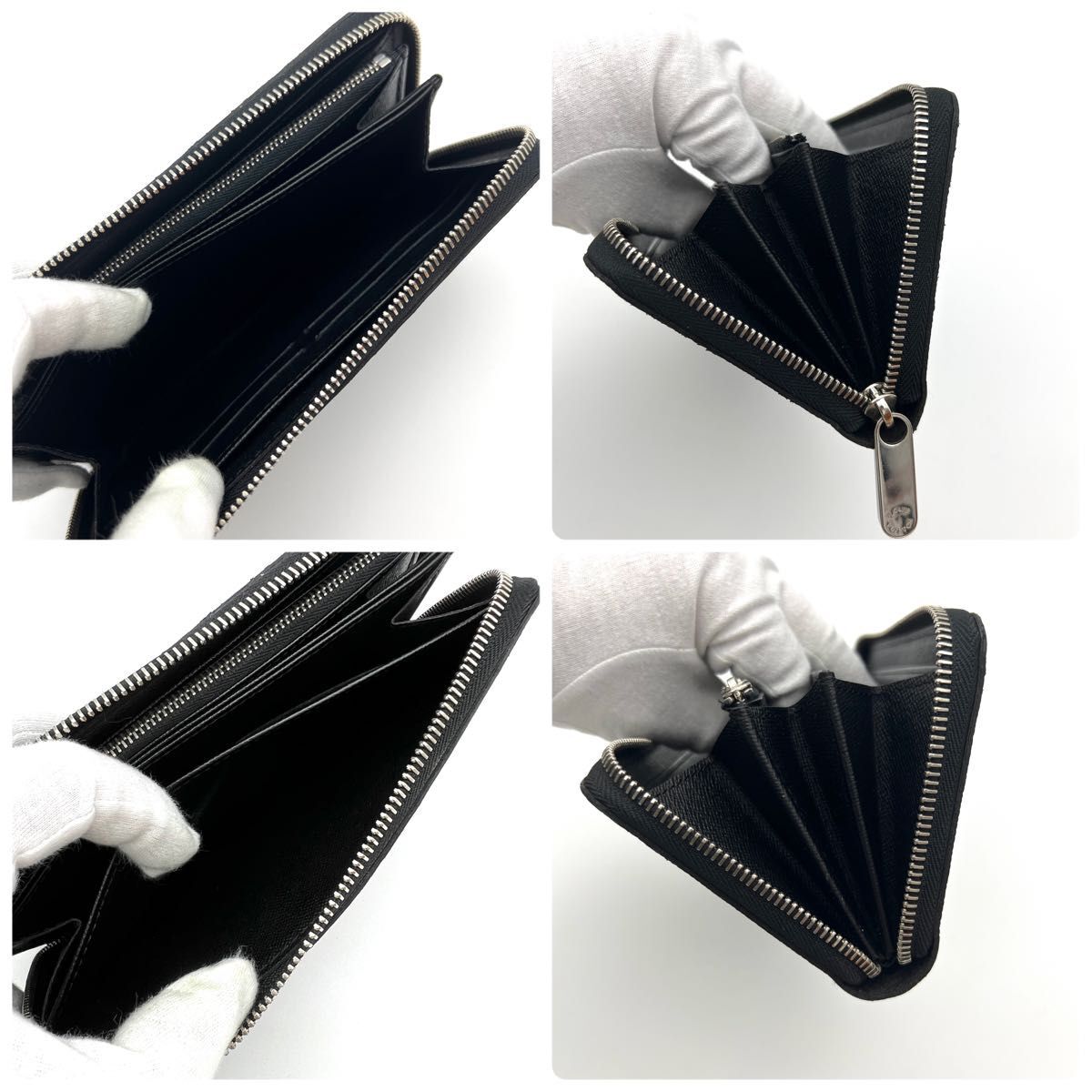 LOUIS VUITTON ルイヴィトン エピ ジッピーウォレット 黒(ブラック) 長財布 A596_画像6