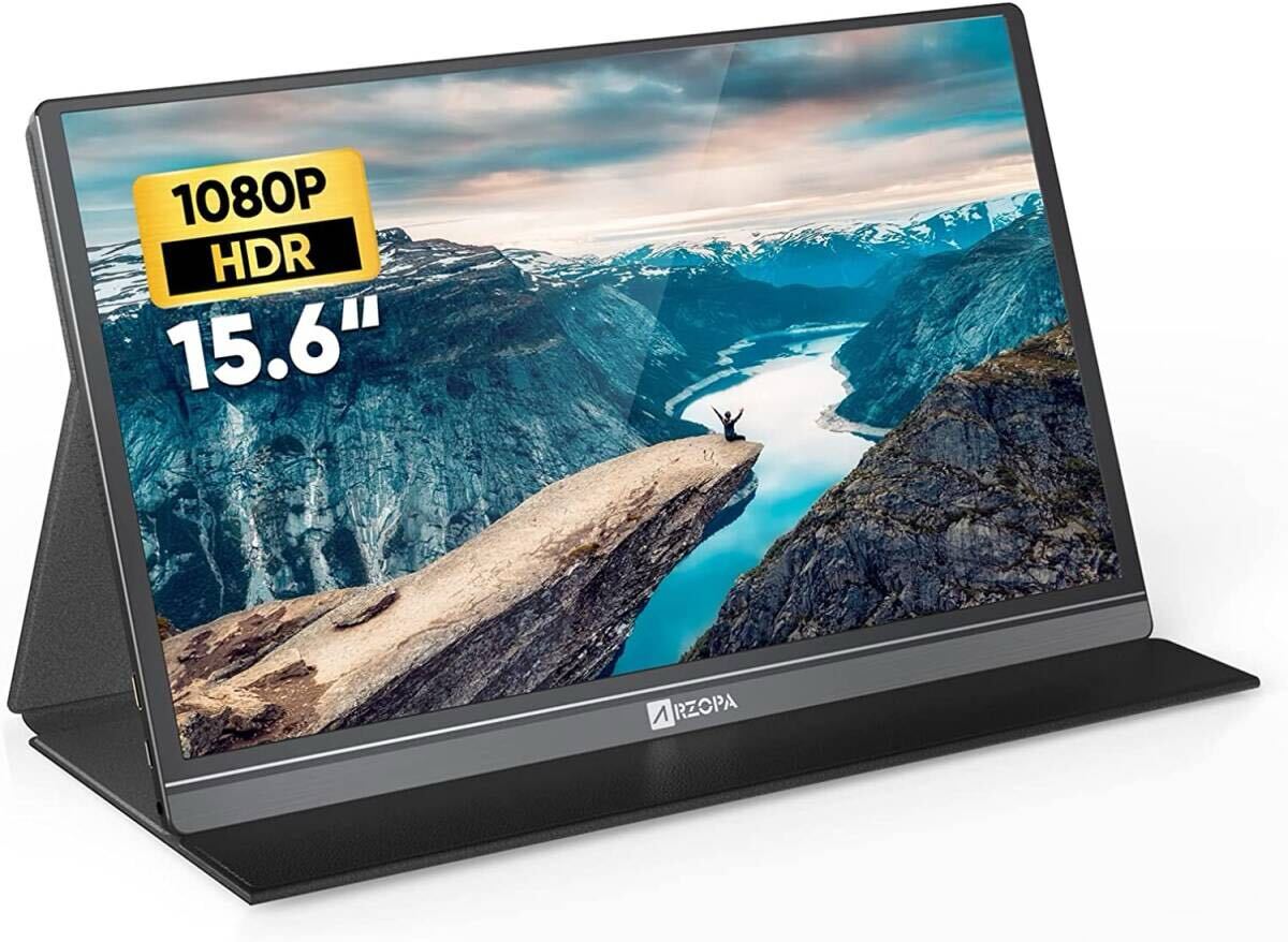 美品 ARZOPA Z1 Series 15.6インチ モバイルモニター Amazon.co.jp: ARZOPA 15.6インチ モバイルモニター ポータブル