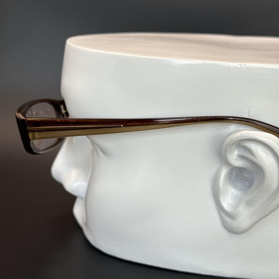 プラダ　メガネ　度入り　VPR 08M-N 135 ハイブランド　高級　PRADA　７QO-１０１_画像3