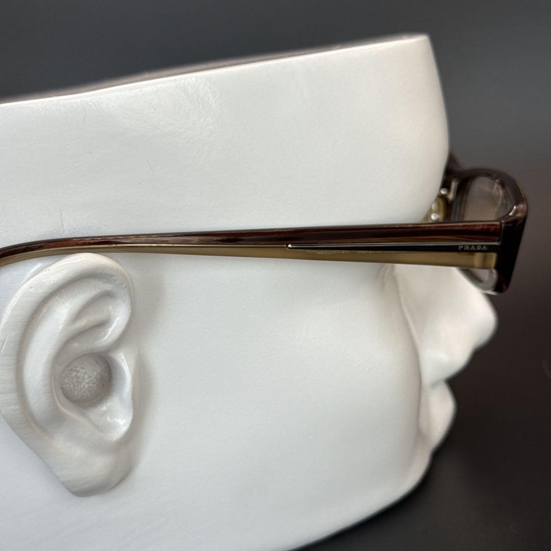 プラダ　メガネ　度入り　VPR 08M-N 135 ハイブランド　高級　PRADA　７QO-１０１_画像4