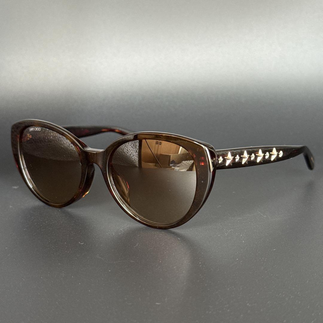 JIMMY CHOO Jimmy Choo солнцезащитные очки ELSIE/F/S 086HA боковой Logo заклепки с футляром