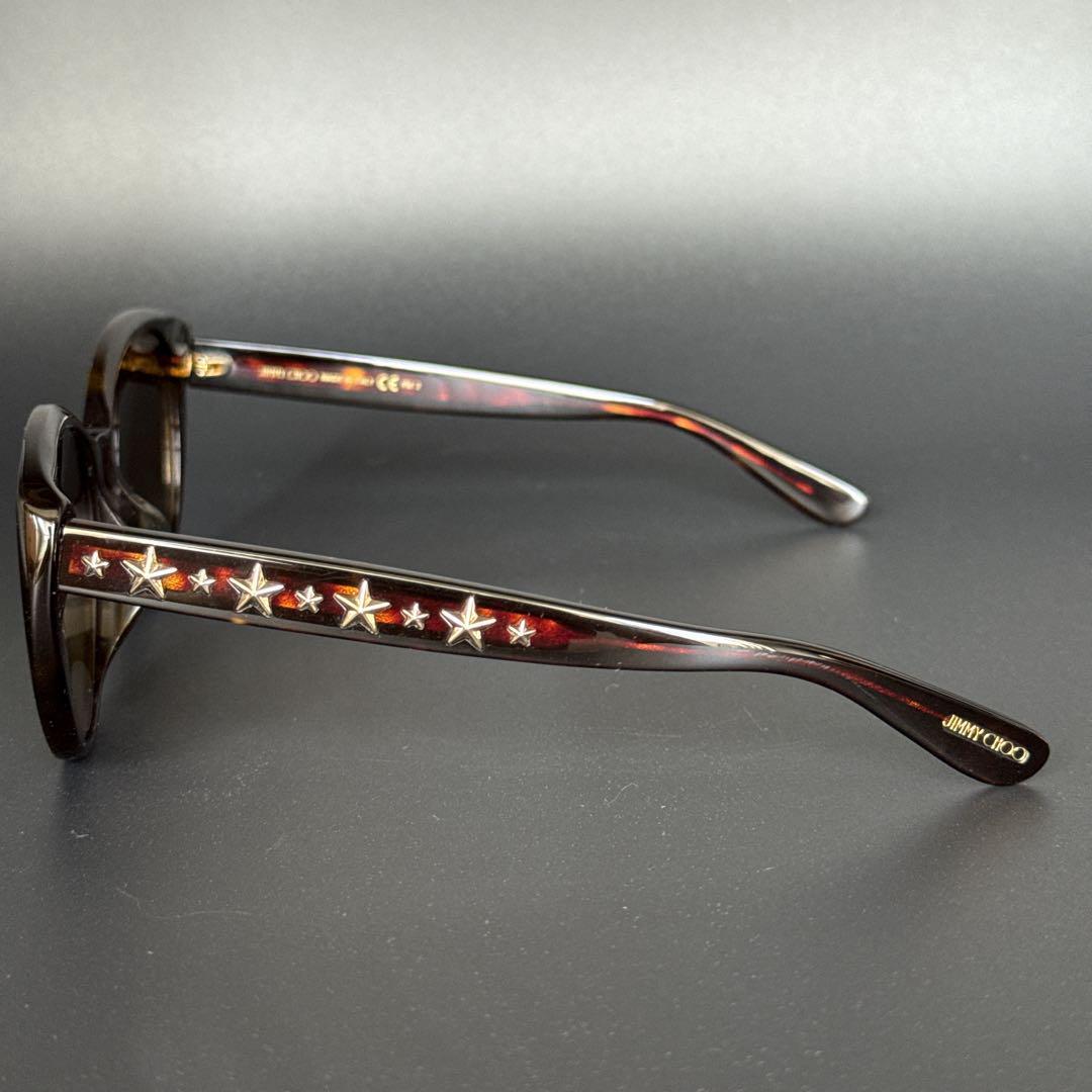 JIMMY CHOO Jimmy Choo солнцезащитные очки ELSIE/F/S 086HA боковой Logo заклепки с футляром