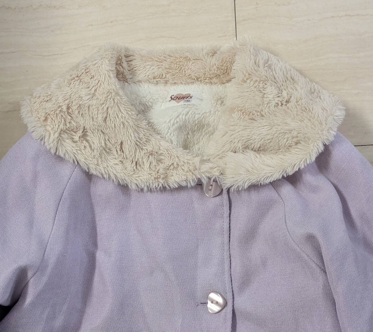 着用少　スーリー　Souris　アウター　コート　サイズ130_画像2