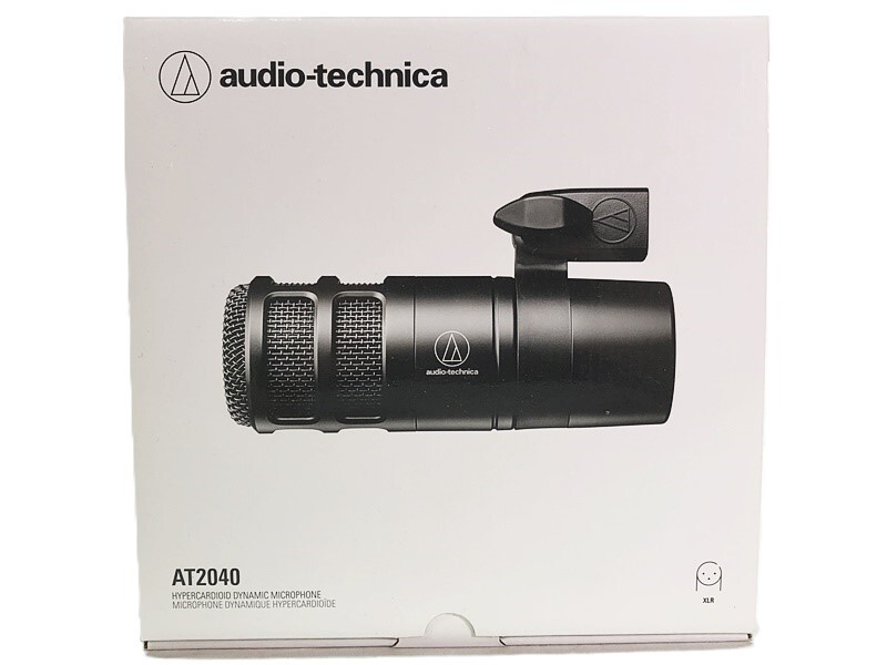 オーディオテクニカ　audio-technica　ハイパーカーディオイドダイナミックマイクロホン AT2040　開封品　同梱OK　1円スタート★S