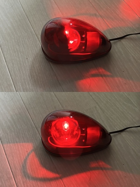 ★フラッシングビーム☆ミニ回転灯☆パトライト(赤)☆CP-003★_画像6