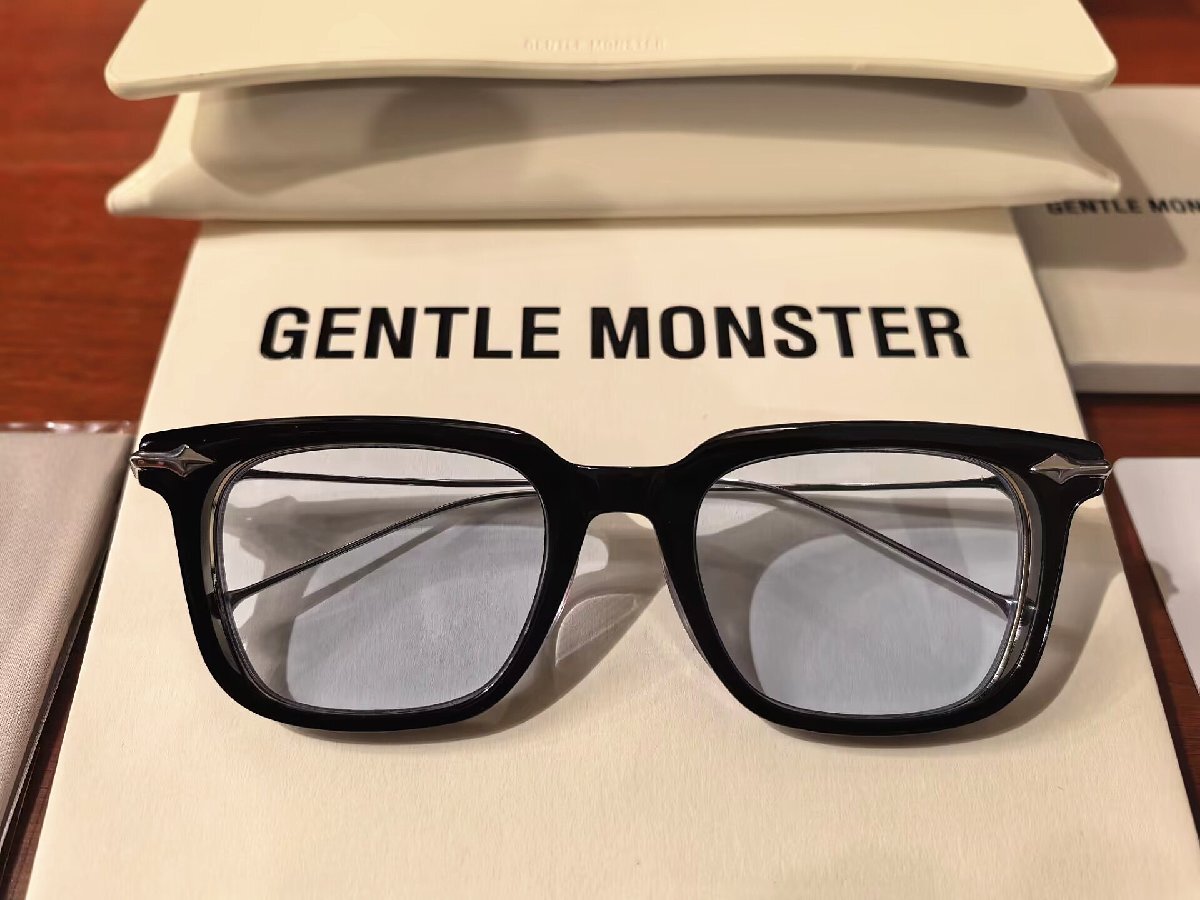 新品未使用※人気モデル*GENTLE MONSTER・ジェントルモンスター BOLD 登坂広臣 BTS 愛用・ブラック・サングラス・ブルー_画像4