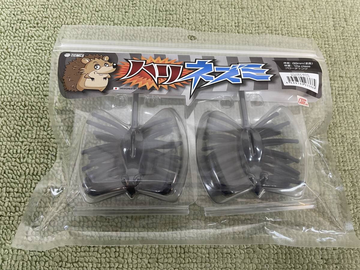 193-D62) 未使用品 ティムコ クリッタータックル ハリネズミ ECO #00 ソリッドブラック_画像1