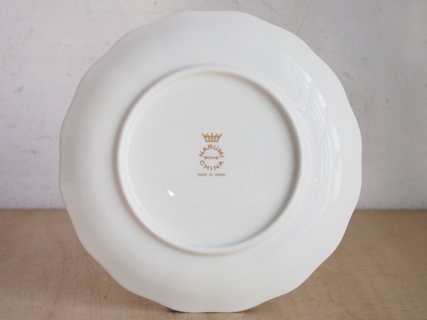 NARUMI カップ＆ソーサー3客セット　ナルミ　ミラノ　ティーカップ　茶器　花柄　金彩　食器　陶磁器　X26_画像6