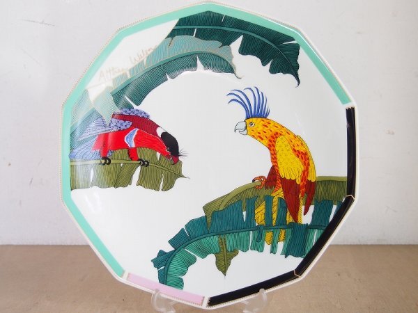 資生堂 プレート&バッグセット SHISEIDO 花椿CLUB 楽園 アルシアウィルソン ANGELA CUMMINGS フォールディングバッグ 1995年 X33_画像2