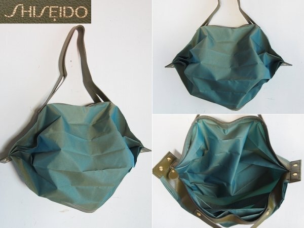 資生堂 プレート&バッグセット SHISEIDO 花椿CLUB 楽園 アルシアウィルソン ANGELA CUMMINGS フォールディングバッグ 1995年 X33_画像8