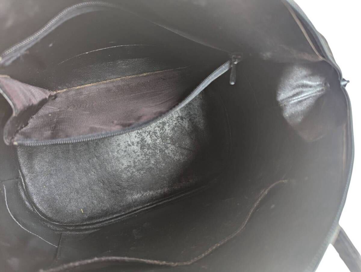 BALLY バリー ハンドバッグ オーストリッチ ブラック 黒 レディース_画像6