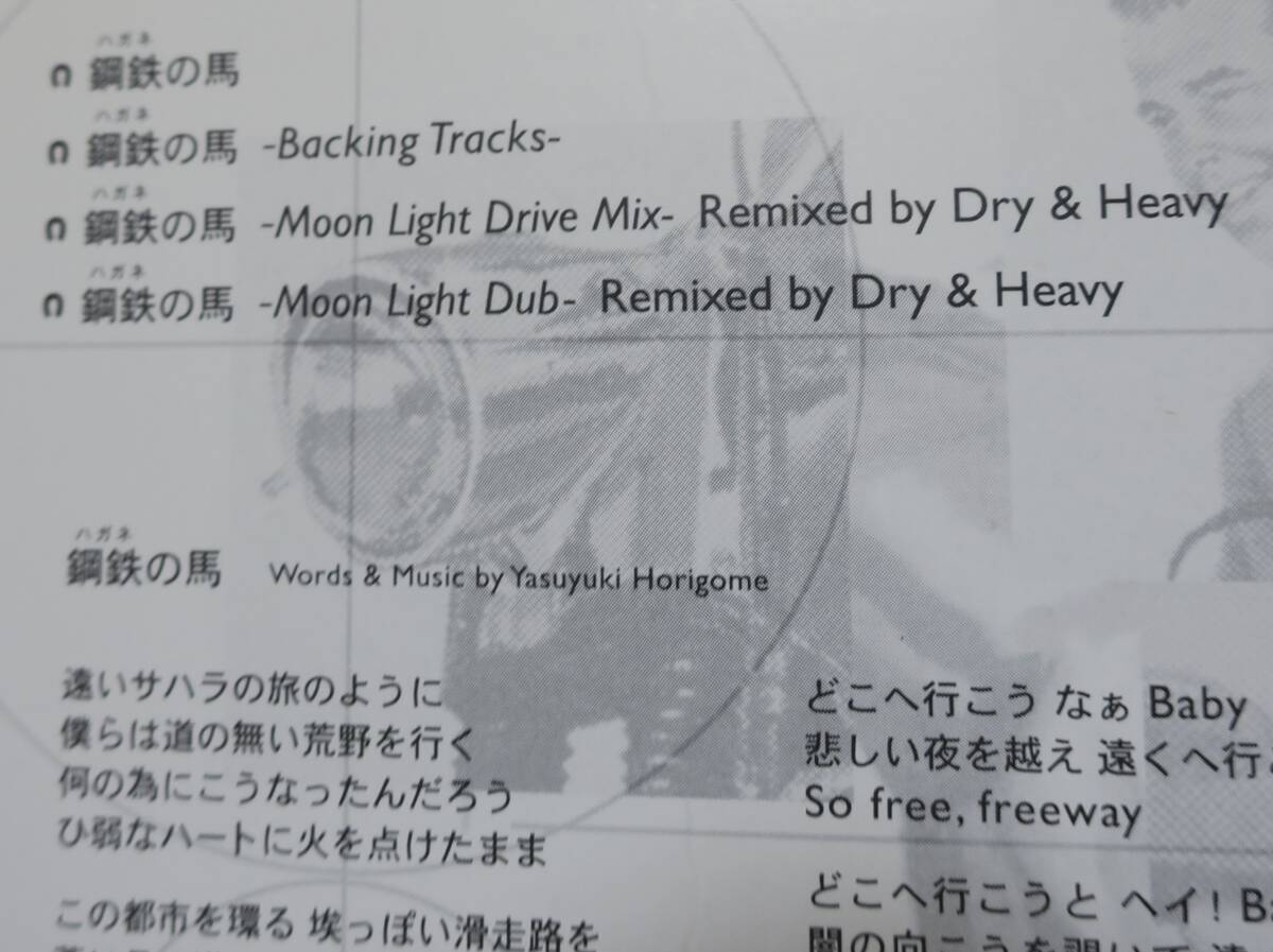 キリンジ鋼鉄の馬Dry&Heavy堀込高樹Moon Light Drive Mix堀込泰行Dubハガネの馬[検]馬の骨Kirinji中山努CD立川智也/鈴木達也REMIX松田龍太_画像6