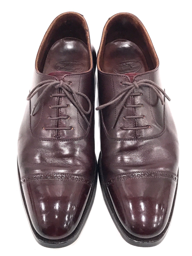 クロケット＆ジョーンズ 6 1/2 D ストレートチップ レザー シューズ ドレスシューズ 革靴 メンズ CROCKETT&JONES_画像2