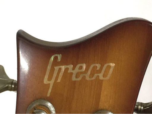 グレコ バイオリンベース エレキベース サンバースト 弦楽器 ハードケース付 GRECO_画像6