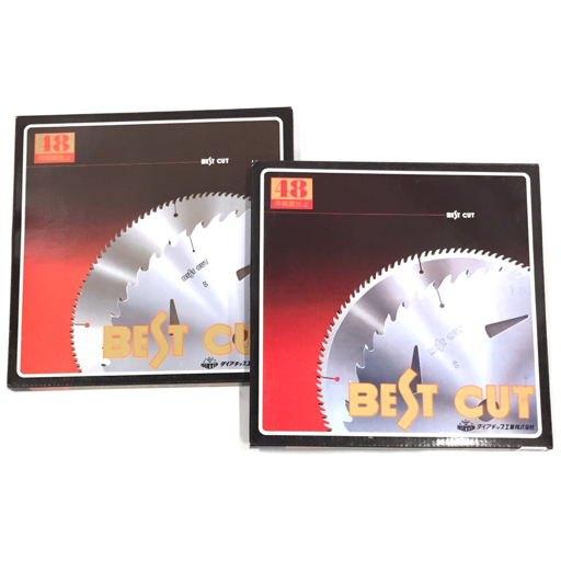 ダイアチップ 185-48 BEST CUT ベストカット 48 両側面仕上げ 超硬チップソー 紙ケース付き 計2点 セット_画像1
