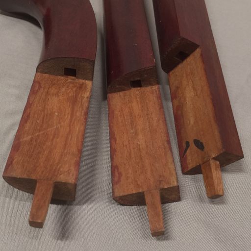 三線 人工皮 蛇模様 蛇柄 全長約78cm 弦楽器 他 三味線 細棹 丸打胴 全長約96cm 日本楽器 伝統楽器 計2点 現状品_画像6