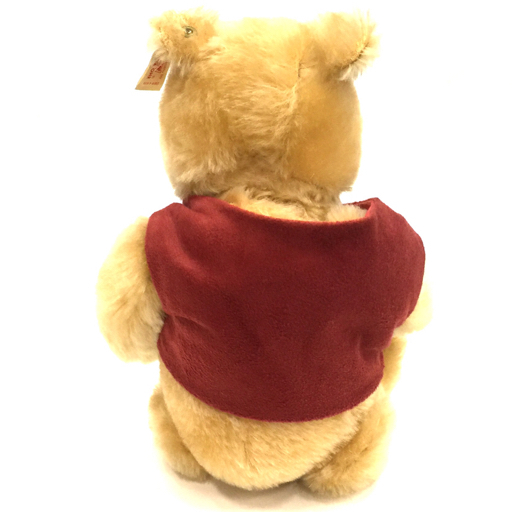 シュタイフ 651489 04483/10000 テディベア くまのプーさん プーさん 全長約28.5cm クマ ぬいぐるみ Steiff 現状品_画像2