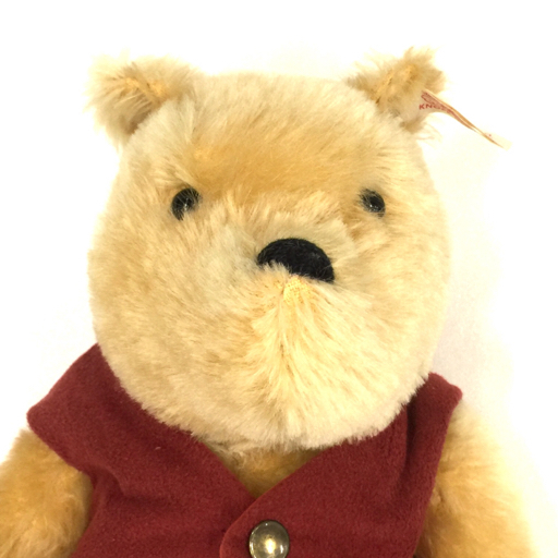 シュタイフ 651489 04483/10000 テディベア くまのプーさん プーさん 全長約28.5cm クマ ぬいぐるみ Steiff 現状品_画像5