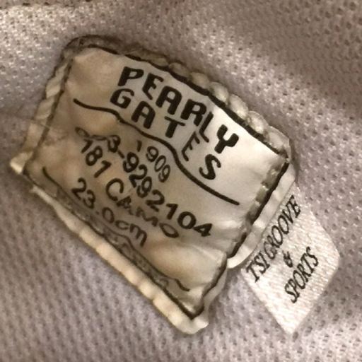 1 иен Pearly Gates размер 23cm - ikatto туфли для гольфа камуфляж женский сумка для хранения имеется Golf обувь PEARLY GATES