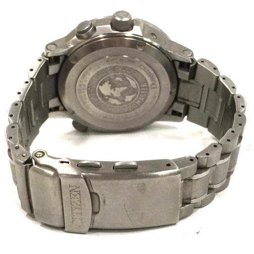 シチズン プロマスター エコドライブ デイト 腕時計 H411-T003745 メンズ ブラック文字盤 純正ブレス CITIZEN_画像6