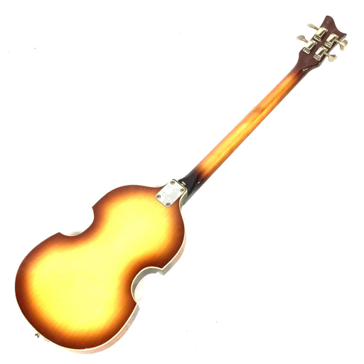 グレコ バイオリンベース エレキベース サンバースト 弦楽器 ハードケース付 GRECO_画像2