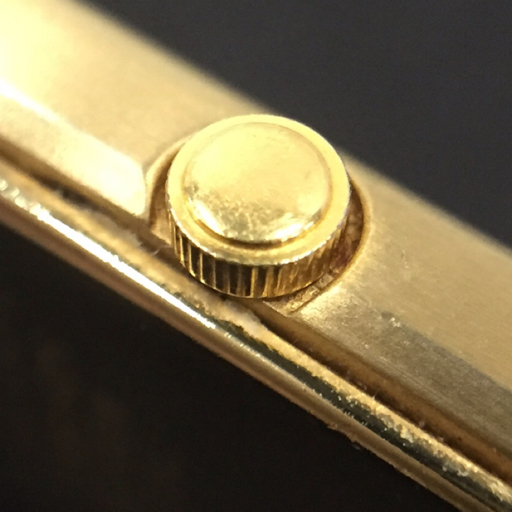 送料360円 イヴサンローラン レディース スクエア クォーツ 腕時計 5420-F46860 稼働 YVES SAINT LAURENT 同梱NGの画像3