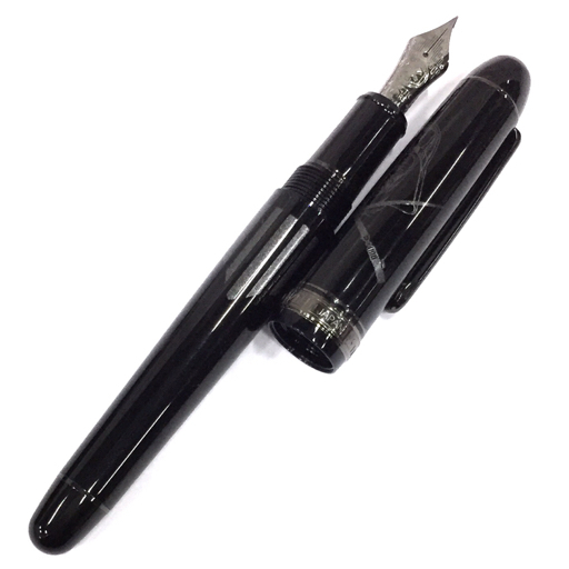 プラチナ 万年筆 スターウォーズ ダースベイダー ペン先14K 細字F カートリッジ式 付属品あり PLATINUM_画像1