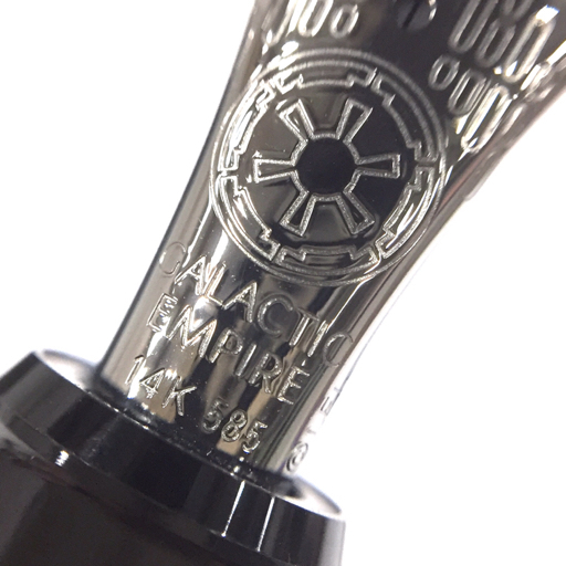 プラチナ 万年筆 スターウォーズ ダースベイダー ペン先14K 細字F カートリッジ式 付属品あり PLATINUM_画像5
