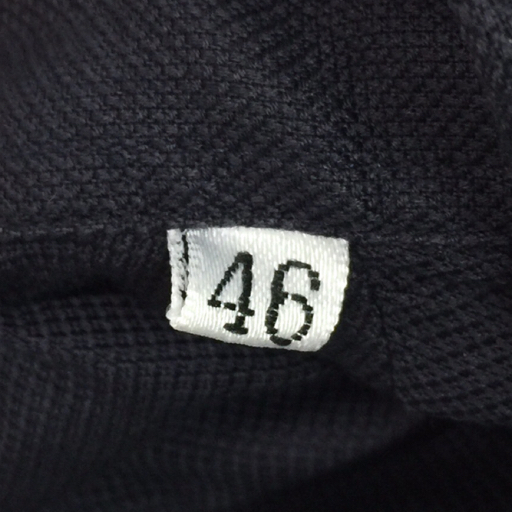 ジャンニヴェルサーチ サイズ 46 長袖 ロングスリーブ シャツ メンズ 紺系 ネイビー系 コットン GIANNI VERSACE_画像8