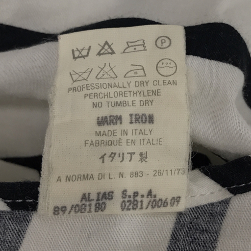  Gianni Versace размер 46 полоса рисунок длинный рукав рубашка с длинным рукавом мужской хлопок tops GIANNI VERSACE